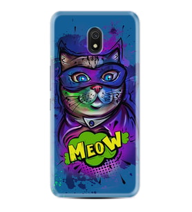 Xiaomi Redmi 8A 8 Pro 9C 9T 10C 11T Pro Kılıf Desenli Silikon Super Meow 1715