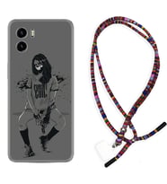 Vivo Y15S Y32 Y33S Y51 Y53S Kılıf Boyun Asklı Rasta Silikon Purest Evil 1627