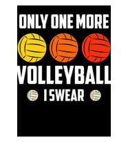 Voleybol Sadece Bir Voleybol Daha Yemin Ederim Tablo Ahşap Poster Dekoratif