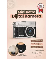 Mini Dijital Kamera Selfie Video Vlog Kamerası Mini Anahtarlık 1080P CMR35 Siyah