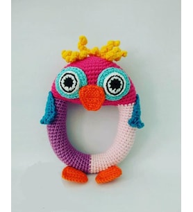 Amigurumi Organik Baykuş Çıngırak