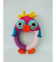 Amigurumi Organik Baykuş Çıngırak