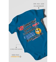 Dayıya Özel Kısa Kollu Bebek Body %100 Pamuk