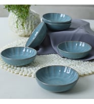 Keramika Granit Turkuaz Sirius Çerezlik / Sosluk 12 Cm 6 Adet Q07
