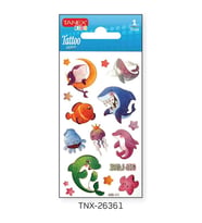 Tanex 7x12mm Deniz Hayvanları Tatoo TNX-26361