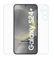 Microsonic Samsung Galaxy S24 Plus Ön + Arka Nano Cam Ekran Koruyucu (Renksiz)