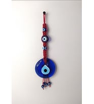 Cam Nazar Kötü Göz Kovucu Hand Made Ağaç Duvar Dekorasyonu Makrome Nazarlık Duvar Ağaç Ev Süsü