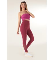 DoReMi Seamless Yüksel Bel Spor Tayt (Fuşya)