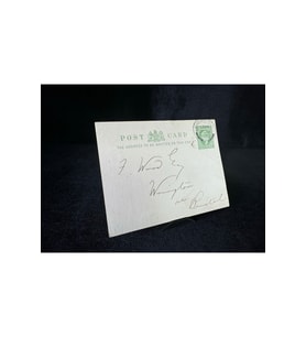 Antiye 1907 yılından İngiltere kendinden Halfpenny Pullu Postakartı