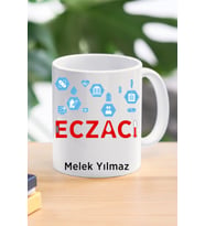 Eczacı özel tasarım kupa bardak