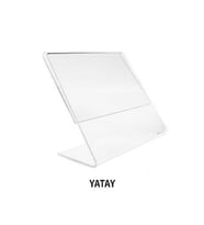 L Pleksi Etiketlik Yatay - A/7 (10,5*7,5 cm) (Pakette 10 Adet)