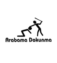 Arabama Dokunma Siyah Sticker - Araba Sticker