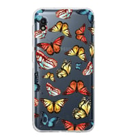 PrintiFy Samsung Galaxy A10 ile Uyumlu Water Color 2  Kamera Korumalı Şeffaf  Kılıf