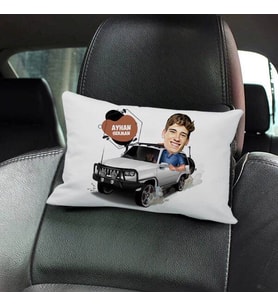 Off Road Karikatürlü Araç Koltuk Yastığı