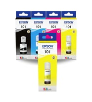 101 Ecotank L4160 Orjinal Mürekkep kartuş Takımı Bk127ml. Cym 70ml. + 1 Sarı Hediyeli A1145