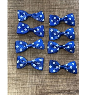5X2 CM PUANTİYELİ MAVİBKURDELE KELEBEK FİYONK 8 ADET