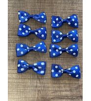 5X2 CM PUANTİYELİ MAVİBKURDELE KELEBEK FİYONK 8 ADET