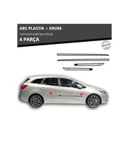 KİA CEED YAN KAPI KORUMA ÇITASI PLASTİK + KROM