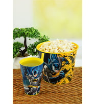 Batman Mısır & Popcorn Kutusu+Pipetli Bardak 400 ml.