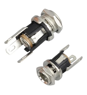DC JAK ÜSTTEN SOMUNLU 2.1MM SOMUNLU Ø8MM (IC-258A)