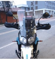 MOTOCAM Voge Rally 300 Ön Cam 2022-2026 Model 51cm Şeffaf Renkli 4mm
