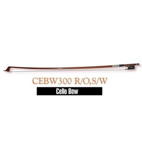 Valencia CEBW300 Çello Yayı 4/4  Yuvarlak Çubuk - Doğal Kıl - Kaliteli