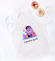 BK Gift Kişiye Özel Paskalya Bayramı Beyaz Mutfak Önlüğü-6