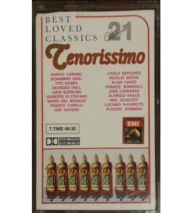 (Plak Değildir KASET tir) Best Loved Classics 21 Tenorissimo Kaset