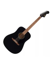 Fender California Debut Redondo Dreadnought Ceviz Klavye Black Akustik Gitar