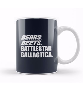 Bears Beets Battlestar Galactica The Office 03 Kupa Bardak Porselen