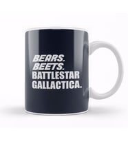 Bears Beets Battlestar Galactica The Office 03 Kupa Bardak Porselen