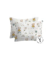 %100 Pamuklu Fermuarlı Bebek Yastık Kılıfı 35x45 ( 2 Adet )