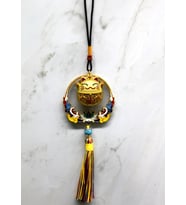 River World Püsküllü Renkli Askılık Feng Shui Şans Kedisi
