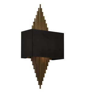 AVONNI AP-62175-01 Siyah Boyalı Aplik E14 Metal 25x13cm