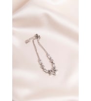 Baget Taşlı Yıldız Bileklik Silver 925 Ayar Gümüş
