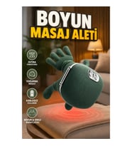 Isıtmalı Kablosuz Boyun ve Omuz Masaj Cihazı 3 Modlu Rahatlatıcı