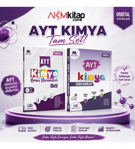 Orbital AYT Kimya Soru Bankası ve Deneme Seti 2 Kitap