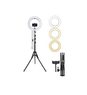 LED Tripod Telefon Tutucu ve Selfie Işığı ile Makyaj ve Çekim Keyfi
