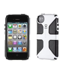 Speck CandyShell Grip iPhone 4S/4 ile Uyumlu Sert Kılıf Beyaz SPK-A1231