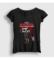 Presmono Kadın Siyah Driver Rock Müzik Bad Omens T-Shirt 489939tt
