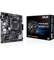Prime B450M-K II AMD B450 Am4 DDR4 4400 Hdmı Dvı Vga M2 Usb3.2 mATX bios Flashback Anakart