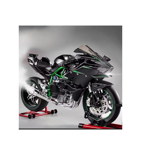 Ninja H2R 1:6 Maket Motor - Işıklı, Sesli, Dumanlı