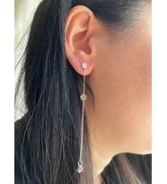 ÇİÇEK NANO ZİRKON TAŞLI TASARIM KÜPE 925 AYAR GÜMÜŞ