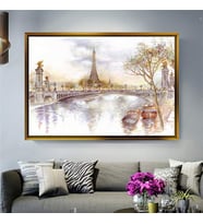 Altın Çerçeveli dekoratif tablo l959 (Gold)