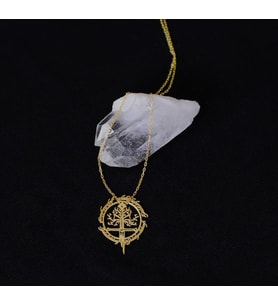 Kişiye Özel 925 Ayar Gümüş Lord Of Rings Sembol Kolye