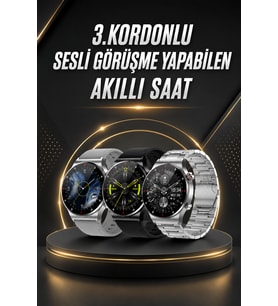 Akıllı Saat Uyku ve Sağlık Takibi NFC Uyumlu Bluetoooth Bağlantılı Android İOS Uyumlu