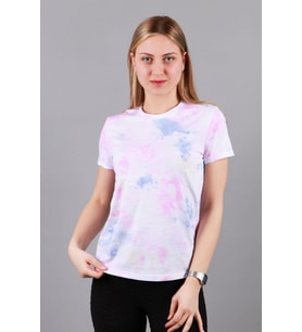 Kadın Bisiklet Yaka T-shirt Tşört