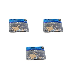 Arma Baskılı Mini Blok Poşet Torba - No : 3 - 30x50 Cm. - Siyah - 100 Adetlik 3 Paket