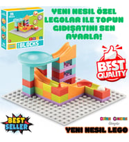 Creative Blok 35 Parça - Slide Blocks 35 Parça - Lego Oyuncakları - Yaratıcı Top Oyunu - Creative Le