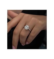 Gümüş Baget Taşlı Kadın Yüzük CSR2185342